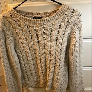 Cream sweater